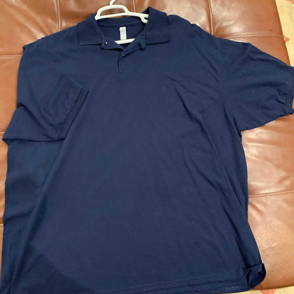 Jerzees Blue Polo Shirt Classic Style